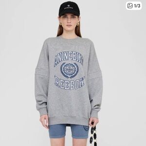 ANINE BING x REEBOK CREWNECK SWEATSHIRT